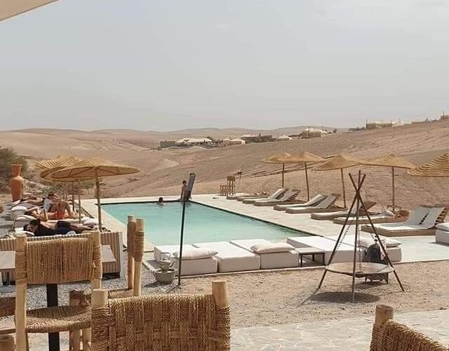 Agafay Sahara Magical Sunset from Marrakech