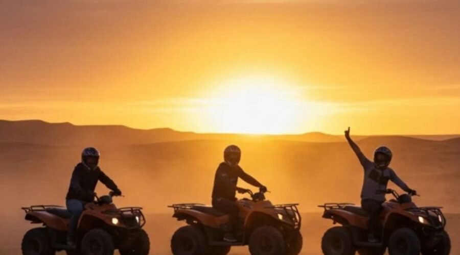 Agafay Sahara Magical Sunset from Marrakech